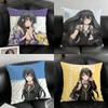 Pillow Case Linen Pillow Covers Cover For Couch Living Room Bench Patio Floor Linen Home Decor Yukinoshita Yukino