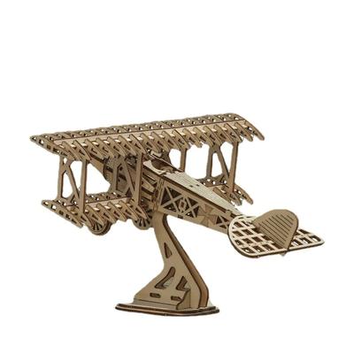 Neues Flugzeug 3D-Puzzle Holzspielzeug Kinderspielzeug DIY Kreative Dekoration Modell