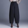 Winter Casual Warm Slimming Pumpkin Harem Pants – Korean Style Wide Leg