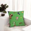 Marios Square Pillowcases Polyester Seat Luigi Mushroom Yoshi Cushion Cover Funny Pillow Cover 45*45