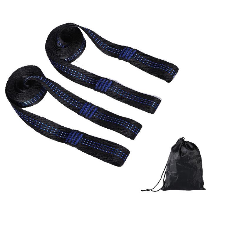 High-Strength Polyester Nylon Tree Hammock Straps with Multi-Ring Loop