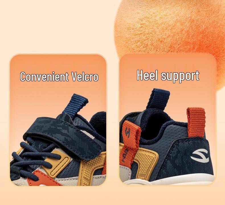 Habi Bear Boys' Fleece-Lined Winter Sneakers - Warm, Versatile, Casual Shoes