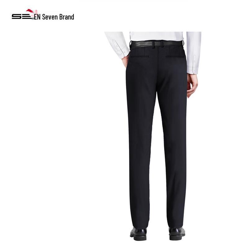 SEVEN Men's Business Casual Straight-Leg Pants