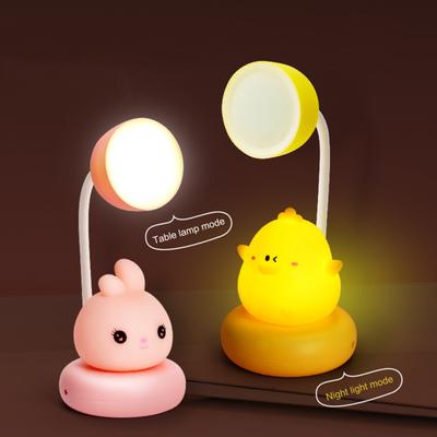 Cartoon Schreibtisch Lampe Usb Lade Mini Nette Nachtlicht Desktop Augenschutz Led Lampe Kreative Nachtlicht Ornament