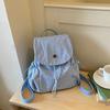 Schoolbag handsome Mijia foreign style drawstring fashionable large capacity backpack 1011 summer new ins casual popular schoolbag