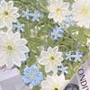 Falda Wrap de Encaje Calado Europeo Bordada con Flores 3D Ropa de Mujer