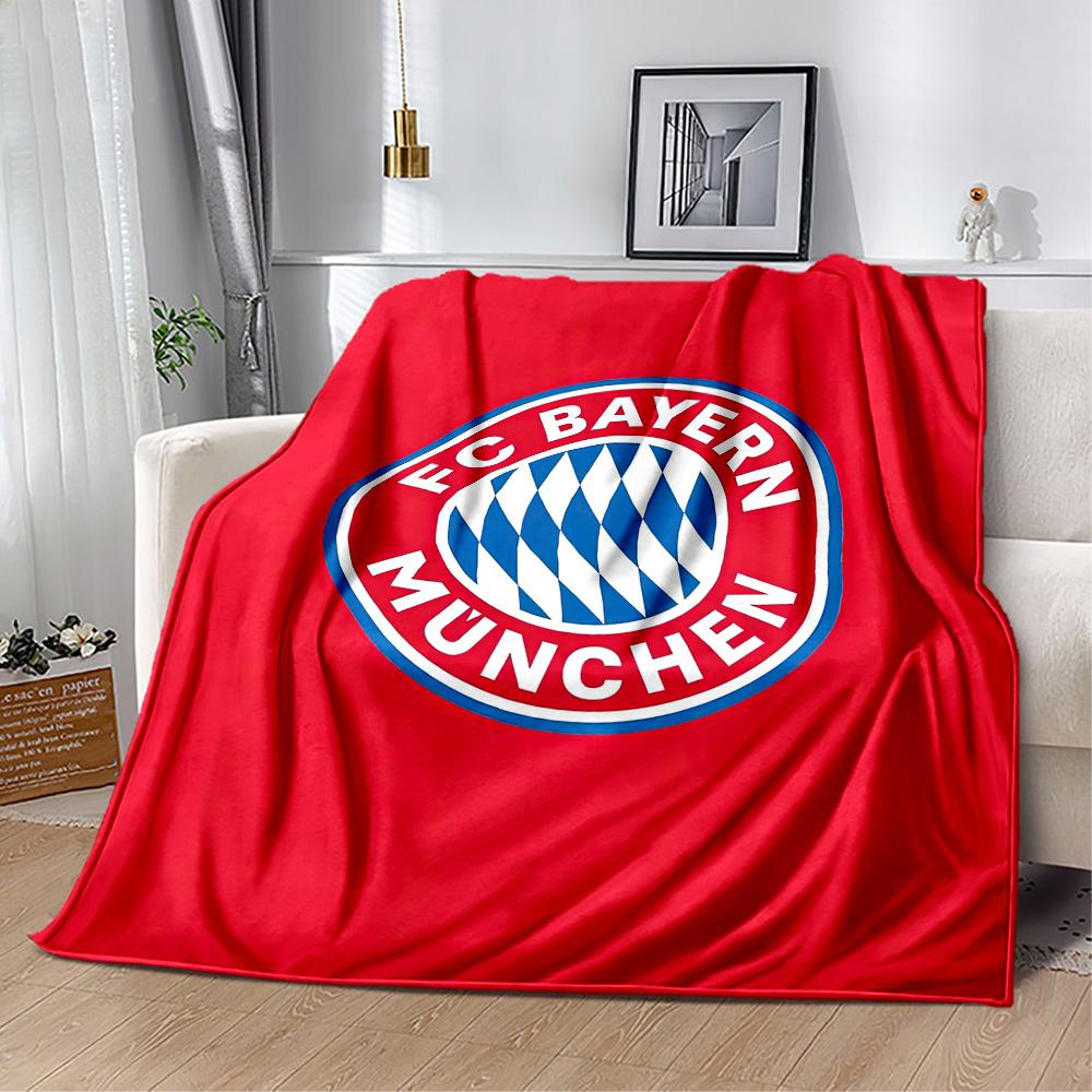 Bayern Munich Blanket Ultra-Soft Suitable for Chair Couch Picnics for All Seasons Digital Print Gift for Travel Home Birthdays