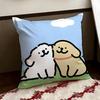 Cute LLine PPuppy Cushion Cover Reversible Soft Durable Pillow Cover Home  Car MultiScene Use for Daily Comfort