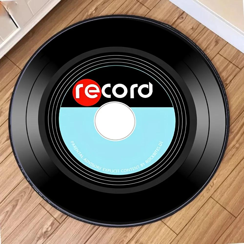 Christmas Round Rug Christmas Tree Washable Round Carpet for Living Room Non Slip Bedroom Mat Rugs for Holiday Decorations