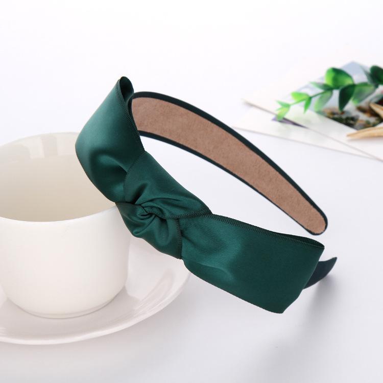 Fabric headband female Yiwu headdress jewelry autumn and winter feeling wide edge versatile high skull top headband hairpin