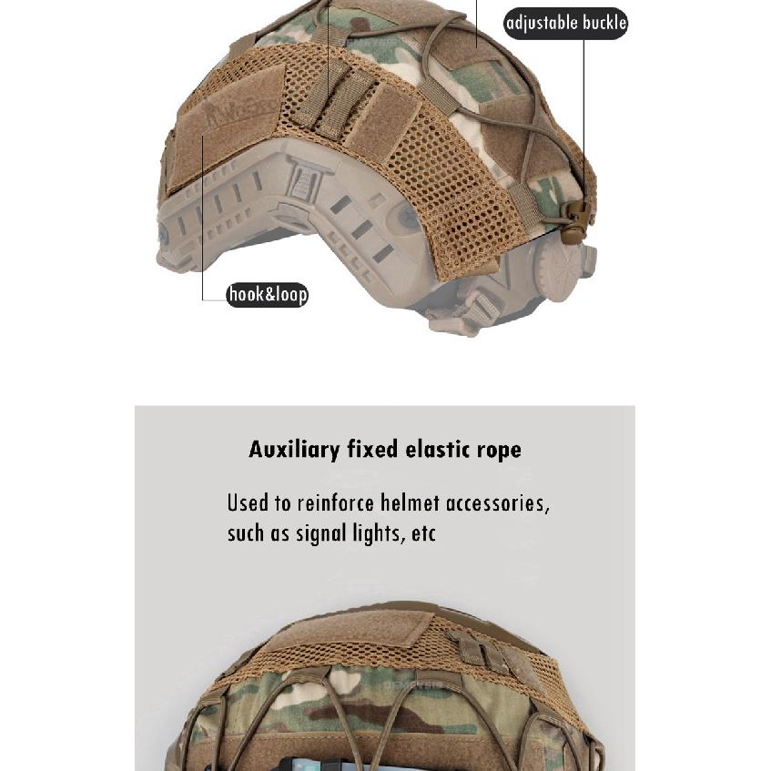 Tactical Helmet Cover for Fast MH PJ BJ Helmet Airsoft Paintball Helmet CoverSpeed Sensors 6