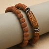 Natur Vajra Bodhi Rudraksha Armbänder für Männer Meditation Mala Perlenarmband Frauen Neu Gebet Tibetischer Buddhismus Armreifen Schmuck