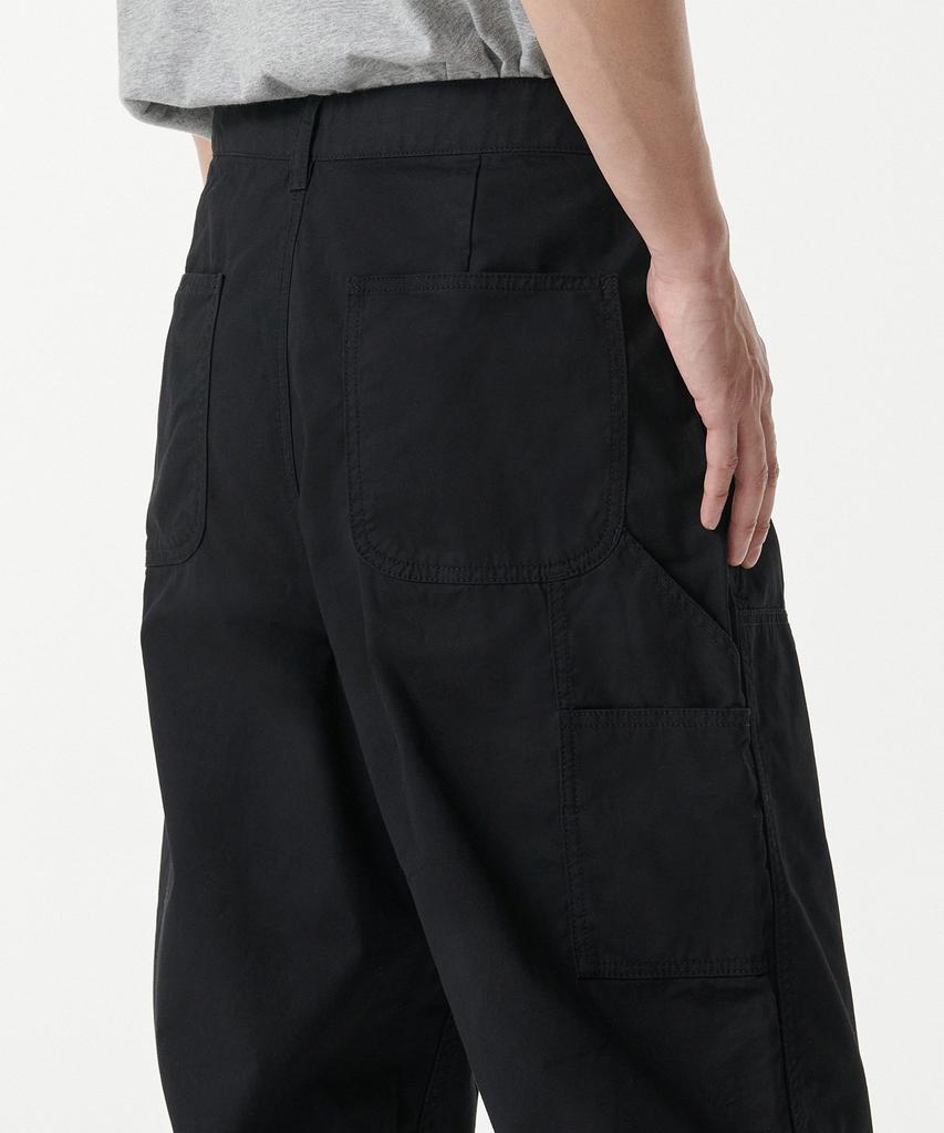 Musinsa Standard Double Knee Carpenter Pants [Black]