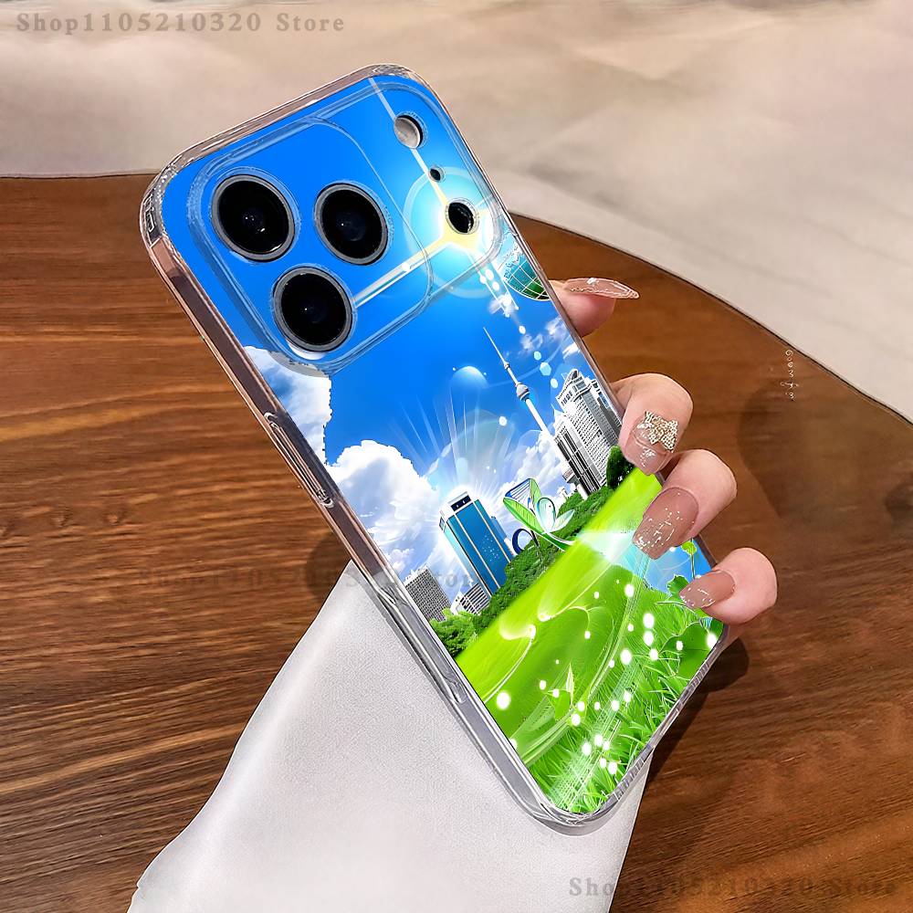 

Style F-Frutiger A-Aero Phone Case For iPhone 16,15,17,12,13,14,11 Max,Pro,Plus,X,XS,XR,SE4,E Mini Transparent Cover iPhone15Plus