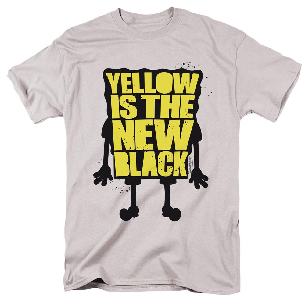 SpongeBob SquarePants - Yellow Is The New Black - Adult Men T-Shirt 2XL