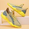 Travel canvas coconut tide shoes fly knitting men's running shoes summer casual sports shoes men's sneakers