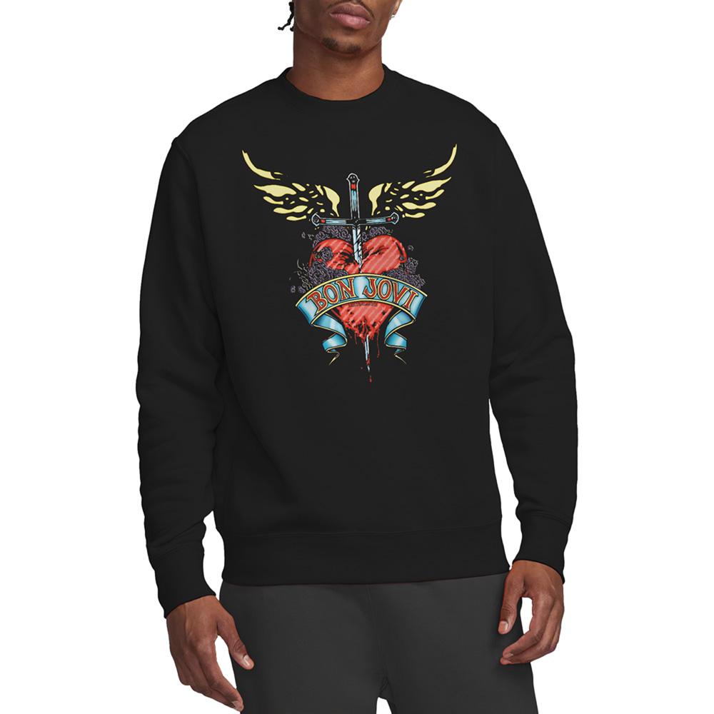 Bon Jovi Unisex Adult Daggered Sweatshirt