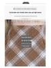 Women's Retro Red Plaid Wool Skirt - High-Waisted A-Line for Autumn/Winter 2024, Anti-Exposure