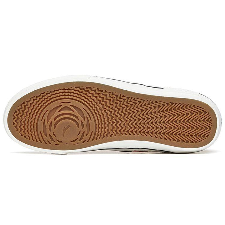 Anta Aohang All-Terrain Skateboard Low-Top Shoes Slip-On Version Men Sneakers Black Yellow 112228017-4