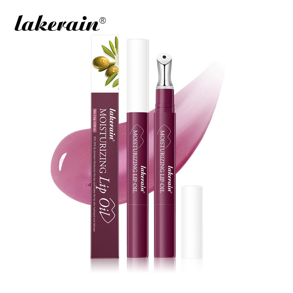 6 Farben Lipgloss Langhaltende Lippenstifte Make-up Transparenter Lipgloss Pflege der Lippen Kosmetik Tönung Öl Aufpolsternd Feuchtigkeitsspendend Oliven Honig Lippenstift