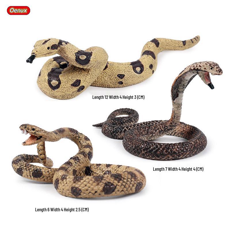 Large Snake Simulation Model - Giant Python & Cobra Children's Toy Ornament