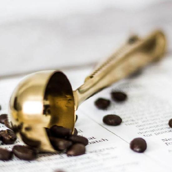 Koffieschep Bag Sealer Roestvrij Staal Maatschepje met Ingebouwde Clip Voedselveilig Essentieel Barista Gereedschap voor Versheid