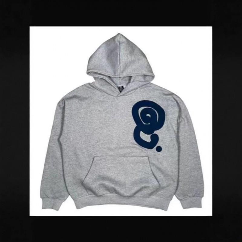 Mens Hoodie Abstract Graphic Print Loose Fit Long Sleeve Casual Streetwear Fall