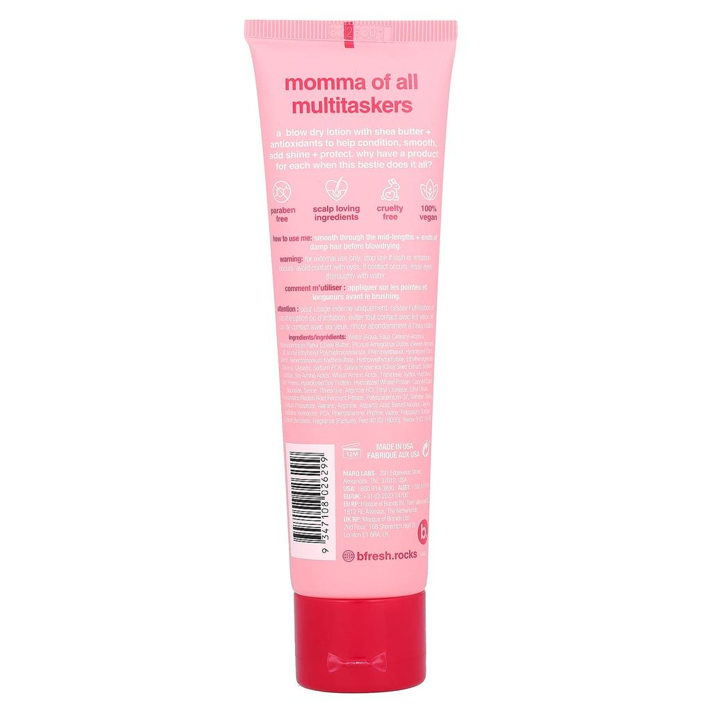 B.Fresh, Multi-Purpose Blow Dry Lotion, Peachy Kin, 100Ml(3.3Fl Oz)