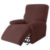Recliner Chair Cover Stretch Thick Soft Recliner Slipcover Jacquard Sofa Couch Armchair Cover 4 Separate Piece Elastic Protector