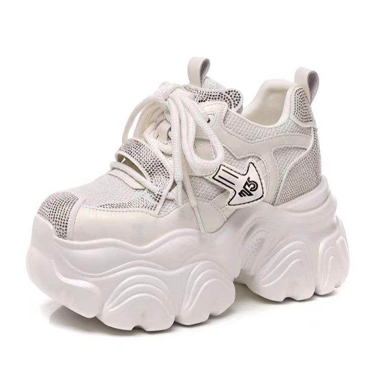 Women's shoes platform women's new spring and summer mesh breathable casual sports shoes