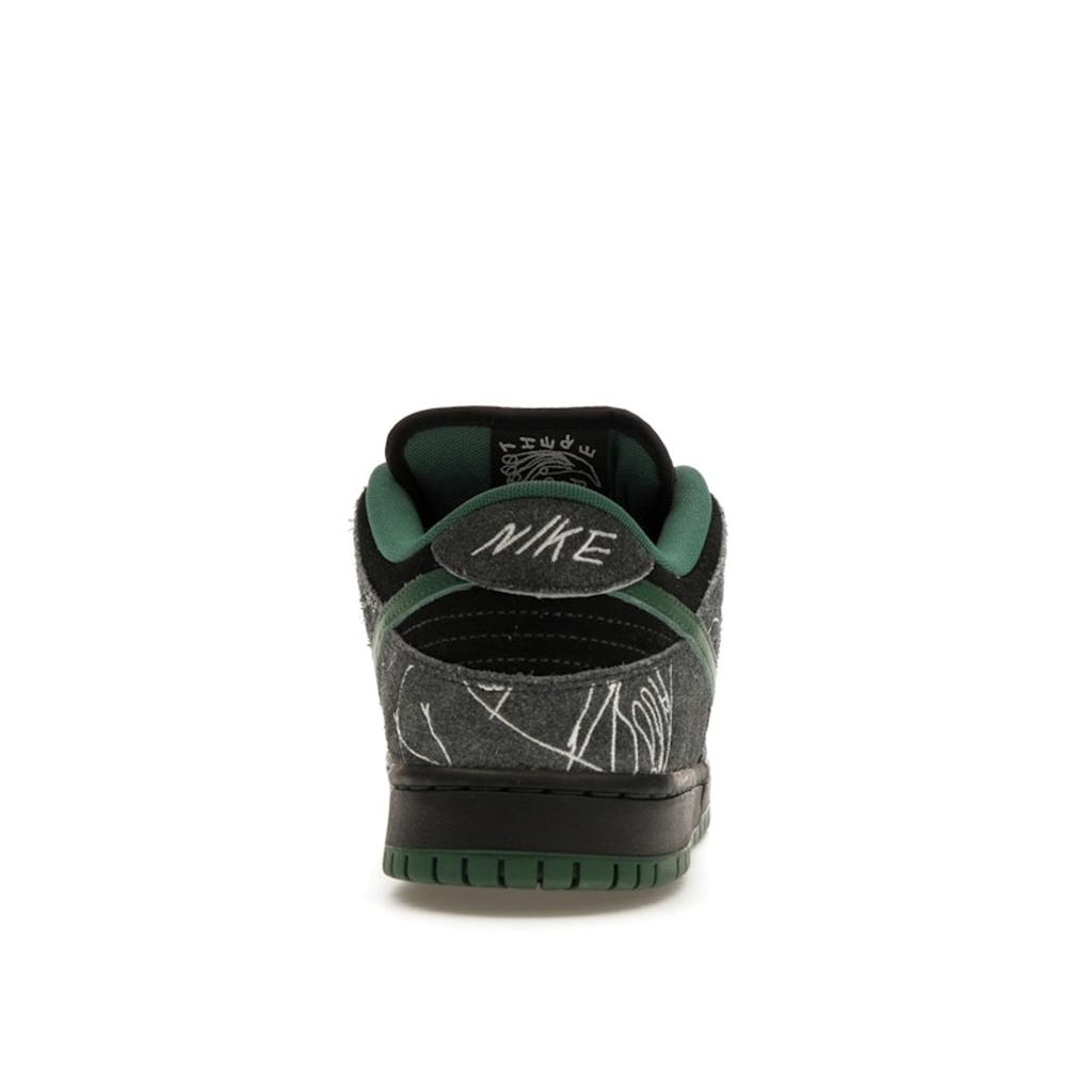 Nike THERE Skateboards X Dunk Low SB Ultra Humanized Unisex Sneakers Black Gorge-Green Summit-White HF7743-001