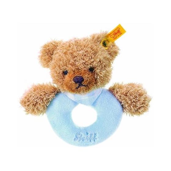 Steiff Grip Toy  Goodnight Kumayan Plu Rattle  [Parallel Import]