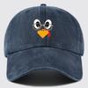 Pc Retro Chicken Print Baseball Cap with Chicken  Leopard Glasses  Lightweight Suitable for Events Chinese New Year Casual