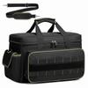 Black Fabric Tool Organizers Bag Large Capacity Waterproof Tool Kit Adjustable Shoulder Strap Dustproof Professional Tool Bag