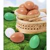 Egg Simulation Wooden Toy Diy Solid Doodle Eggs Decoration Early Education Gift