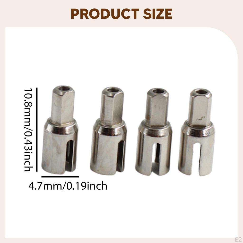 4x Differential Joint Cups 3342 Diff Cup Set Upgrade Easy Maintenance Parts Connector for 1:24