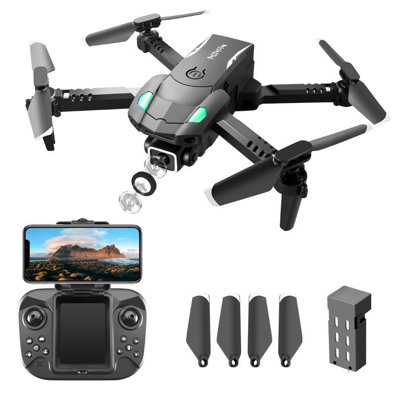 S128 Dreiseitige Hindernisvermeidung Drohne mit Dual-Kameras für HD-Luftaufnahmen - Mini-Quadcopter mit Fernbedienung zur Höhenhaltung.