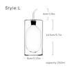 Double Glass Oil Jug Oil Tank Vinegar Jar Seasoning Bottle Olive Oil Jug Kitchen Utensils Transparent Color Seasoning Tools