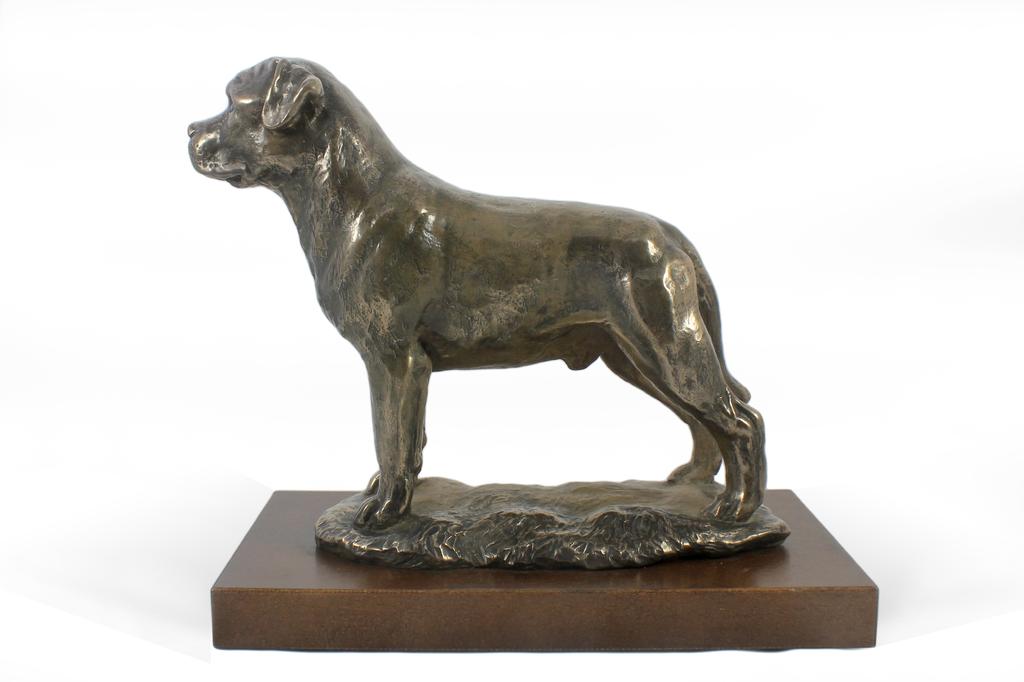 Rottweiler, Rott, Rottie III - Dog Statue, Figurine for Office, Trophy for Dog Show by Art-Dog Brand