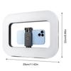New Handheld Ring LED Rechargeable Fill light Portable Mobile Phone Live Broadcast Photography Desktop Rabbit Cage Selfie Light