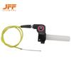 Motorcycle visual 1/4 Quick Turn Throttle Grips Settle twist gas throttle handle+980MM Throttle Cable Dirt Pit Bike Motocross Throttles 2