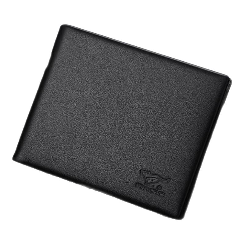 Septwolves Men s Genuine Leather Bifold Wallet Gift Set