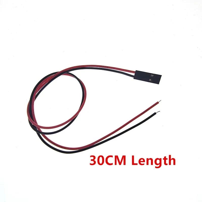 10pcs/lot 2PIN 2 Pin Female Jumper Connector Wire 26AWG 2P Dupont Cable For 3D Printer 10CM/20CM/30CM Length
