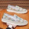 2025 Men's Summer Linen Slip-on Shoes: Trendy, Breathable Old Beijing Fisherman Style
