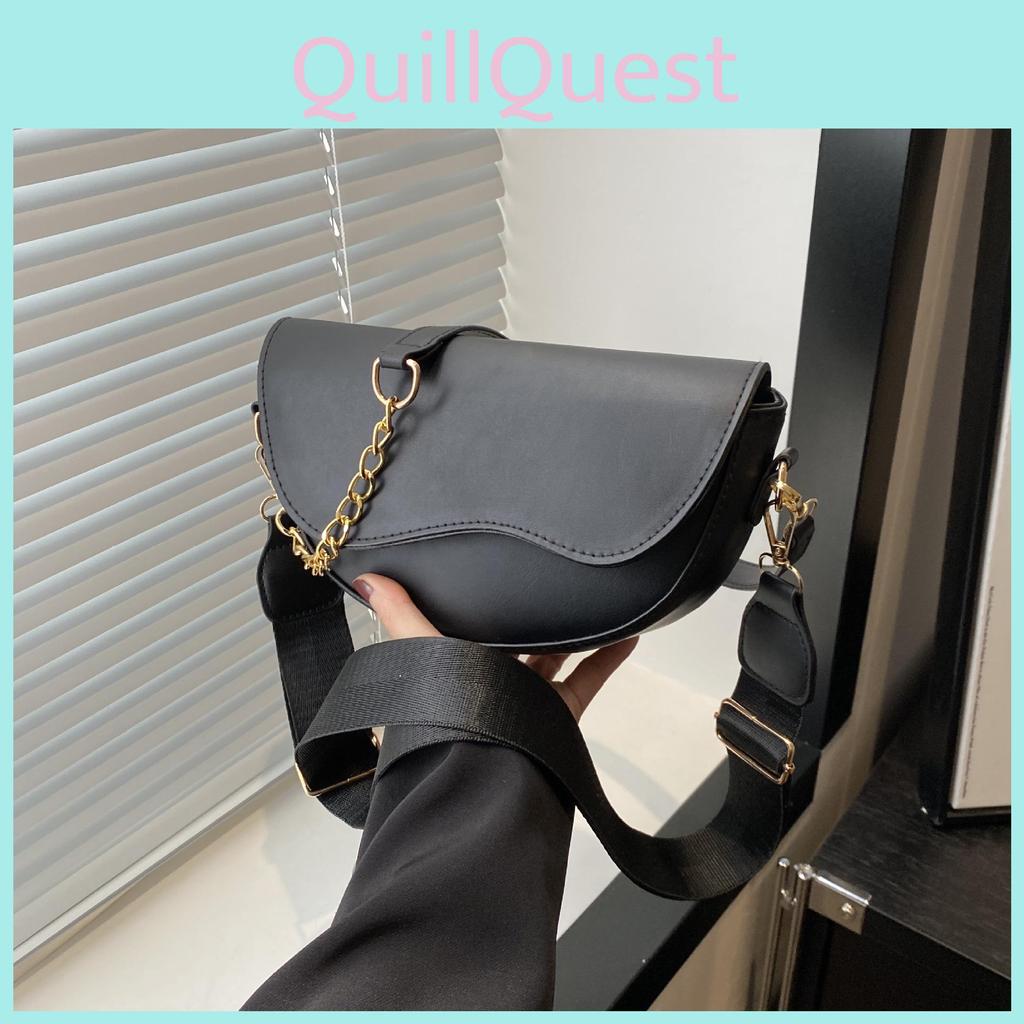 Fashion Pu Saddle Bag For Women With Inner Phone Pocket For Daily Use