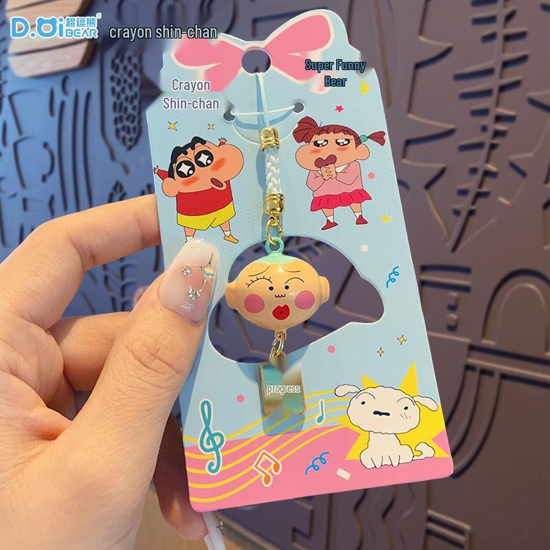 Genuine Crayon Shin-chan Kung Fu Keychain Backpack Pendant Anime Doll