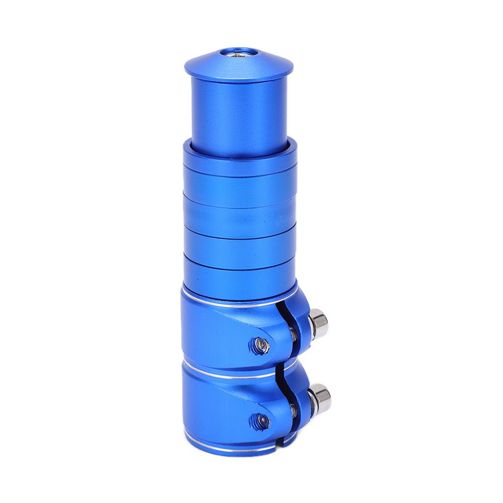 Mountain Bike Stem Riser Extension Aluminum Alloy Bicycle Front Fork Tubes Extender for Mountain Road BicycleBlue