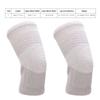 2 Pcs Knee Warmer Elastic Breathable Sweat Absorbing Knee Compression Sleeve for Sports Running Squatting70‑90kg/154.3‑198.4ib