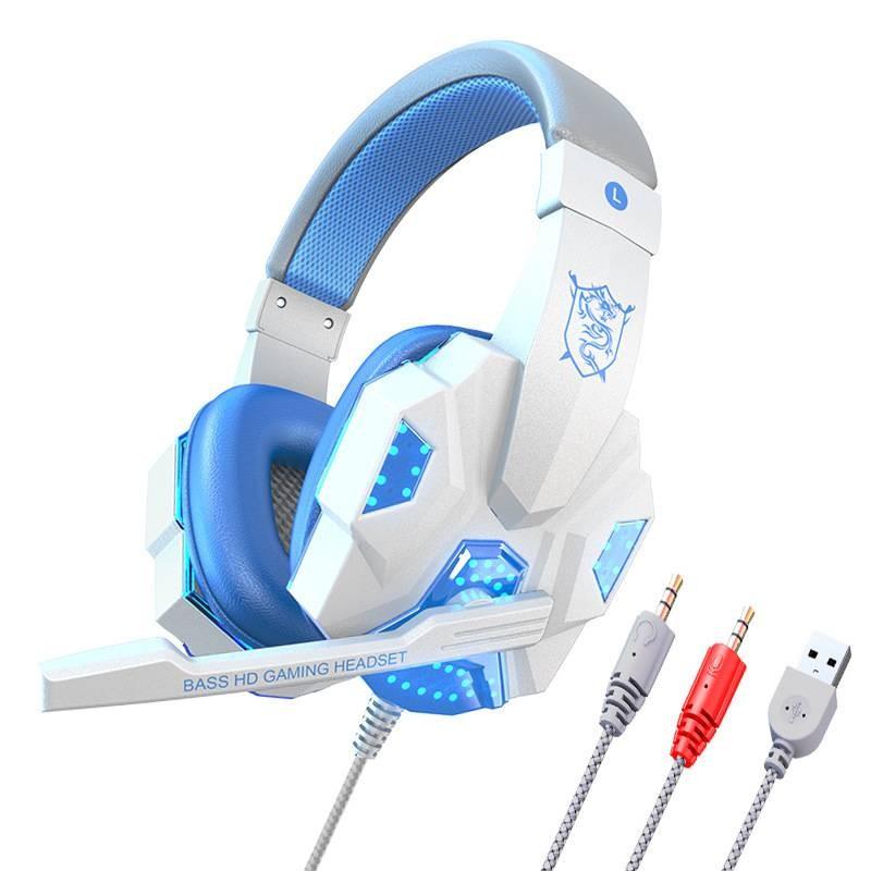 Light Mounted Head Sensing Wired Headphones For Comfortable Gaming Esports In