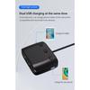 12-24v 120w High-Power Car Charger Dual Usb 3 Hole Independent Switch 1-to-3 Cigarette Lighter